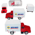 3" Die Cast Replica Box Truck White Full Color Graphics ( Both Sides- Same Logo)